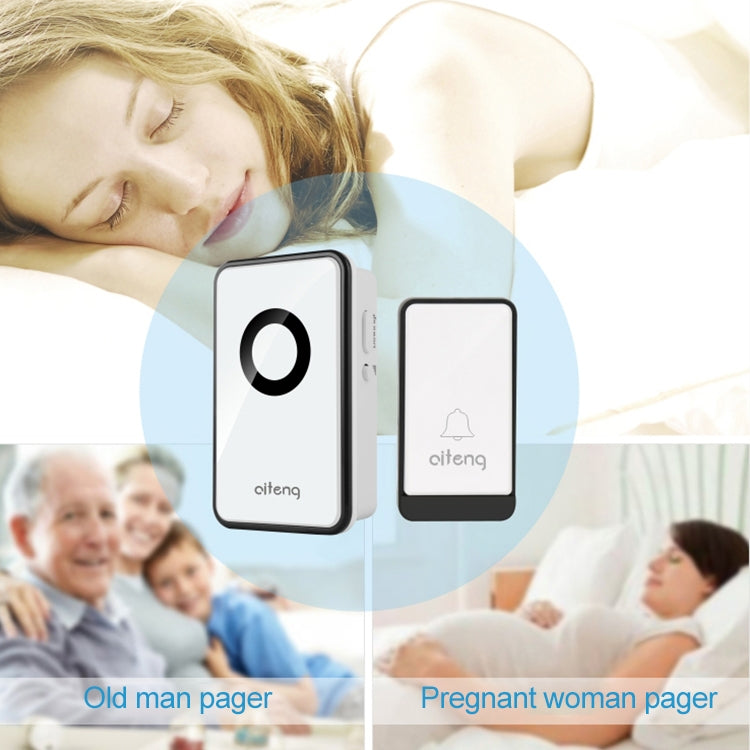 AITENG V018J Wireless Batteryless WIFI Doorbell, EU Plug, WD0046A, WD0046B, WD0046C AITENG V018J Wireless Batteryless WIFI Doorbell, EU Plug, WD0046A, WD0046B, WD0046C